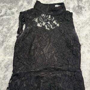 Black Lacey Romper